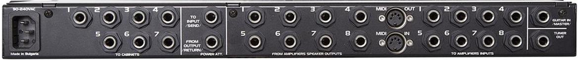 Переключатели (релейные коммутаторы) усилителей и кабинетов N-Audio имеют интеграцию с MIDI